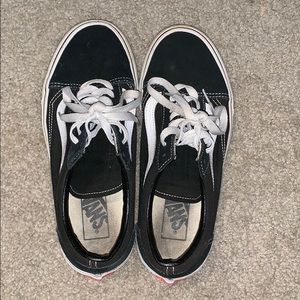 black old skool vans